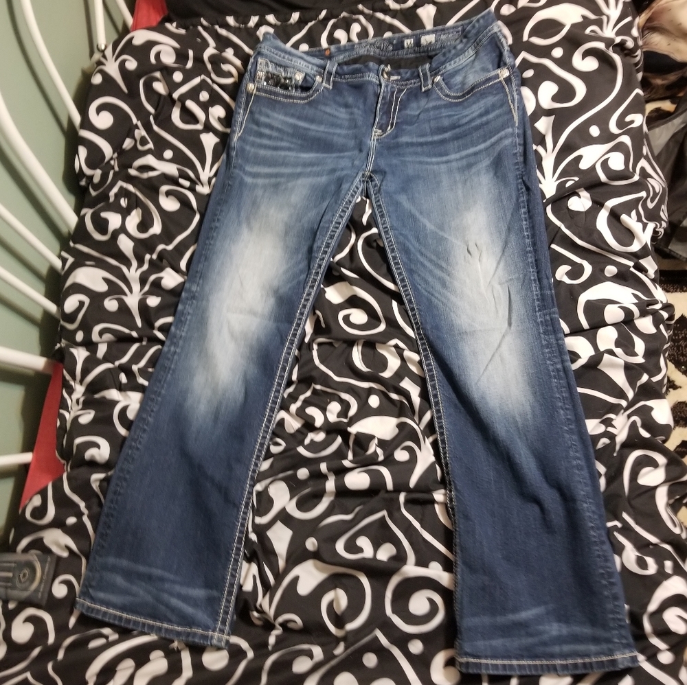 Miss me sequined jeans